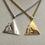 Thumbnail: Tri-Symbol Silver Stainless Steel  Pendant-Necklace