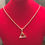 Thumbnail: Delta GOLD 1” - Stainless Steel Pendant-Necklace!