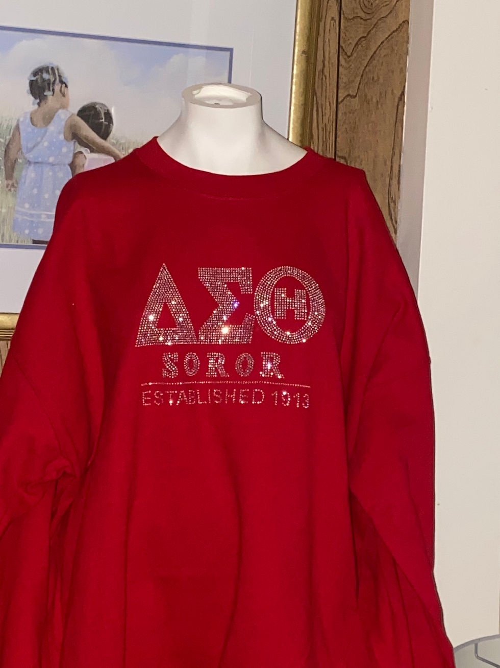 DST Soror Red SWEATSHIRT