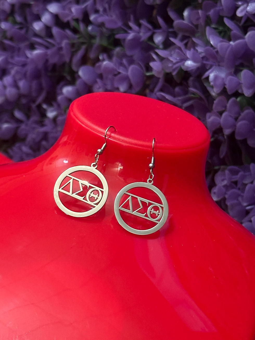 Thumbnail: Delta Beautiful Circle of Love Earrings