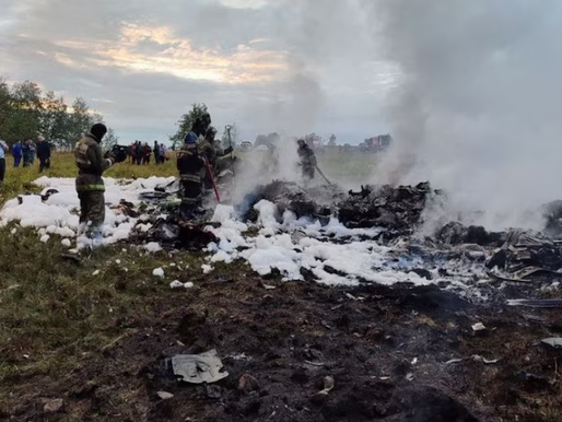 Prigozhin, Utkin, and Wagner Command Staff Reportedly Dead in Plane Crash.