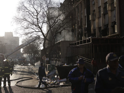 74 people killed as fire engulfs Johannesburg apartment