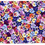 Thumbnail: Vibrant colorful pansies background, Pink Pansies - Cotton Flat Pad, beautiful floral design.