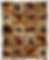 Brown wildlife flannel patchwork pattern