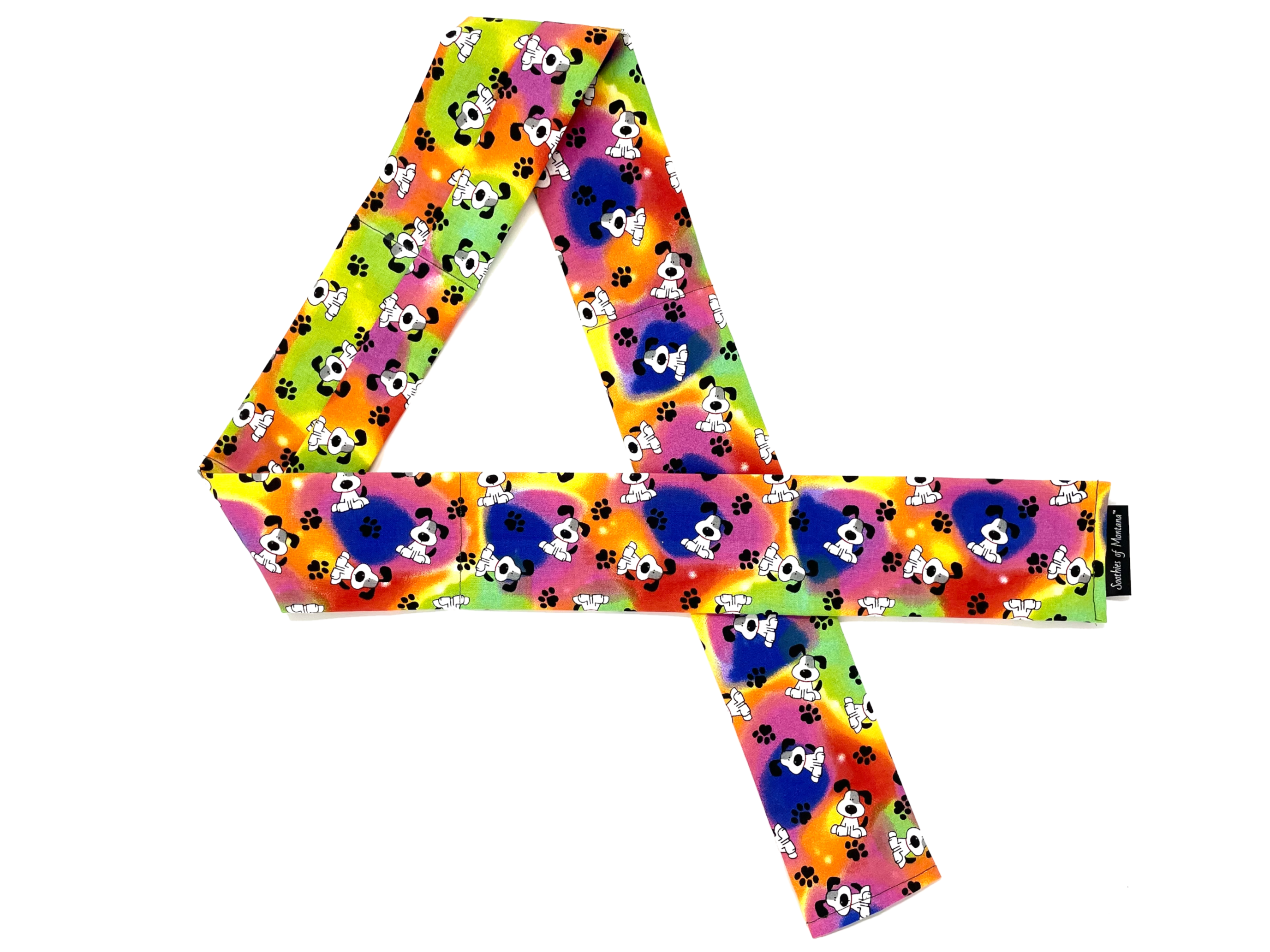 Colorful ribbon, panda pattern