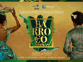 BARROCO TROPICAL | Alina Vargas-
Afanasieva y el director de arte y escenógrafo Yeimy Díaz Romero.Ju