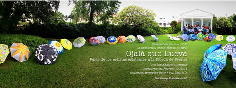 Presentará exposición “Ojalá que llueva | It will present an exhibition "I hope it rains