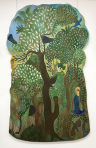 Mendive, Fragmento d…, mix media:acrylic on canvas, 90.5 x 55.9 in..jpg
