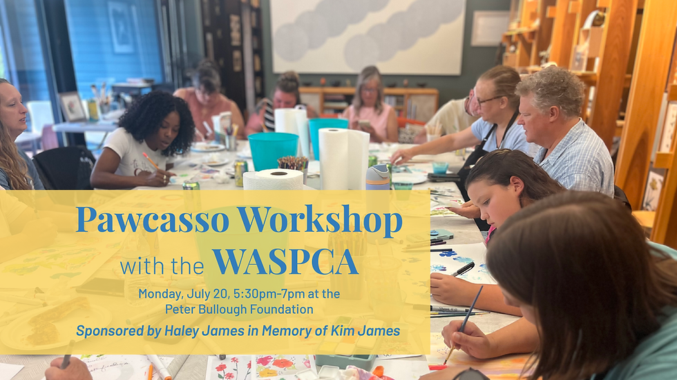 "Pawcasso" Workshop with the Winchester Area SPCA
