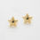 Thumbnail: 14 karat yellow gold star baby stud earrings