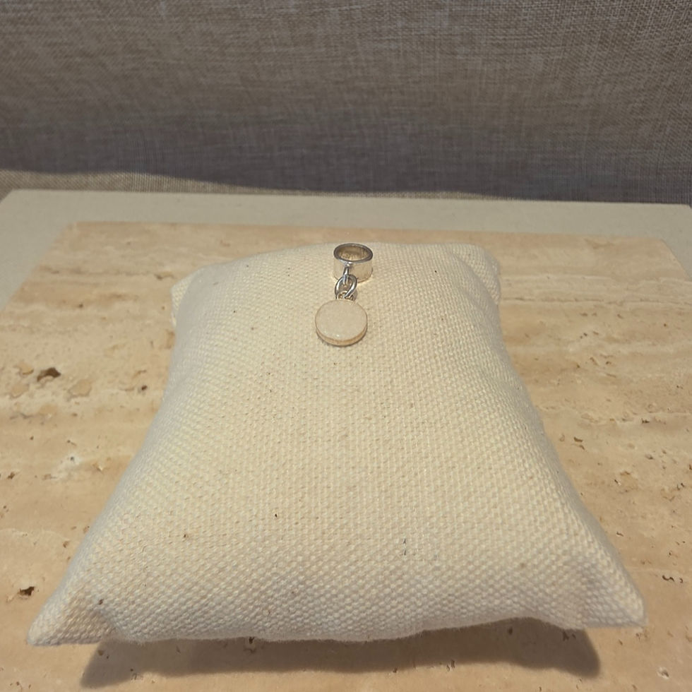 Round Breastmilk Pendant Charm