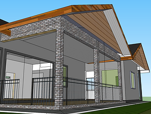 plan rumah madi layout baru 30 x75 ANJUN