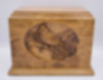 Cherry Cardinal Cremation Urn front view