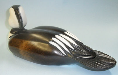 Large Hooded Merganser duck decoy