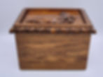 Прев'ю: front side view of avienna carved praying hands urn