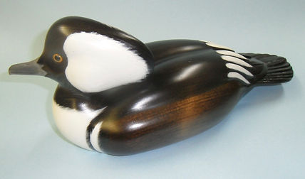 Large Hooded Merganser duck decoy
