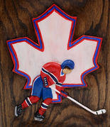 Montreal Canadians hockey player cremation urn