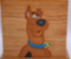 Scooby Doo pet cremation urn close up