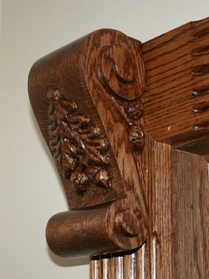 Carved acorn corbel,oak acorn corbel,carved corbels,wooden corbels,oak leaf corbel,Houle s custom woodcarving,hand carved corbels