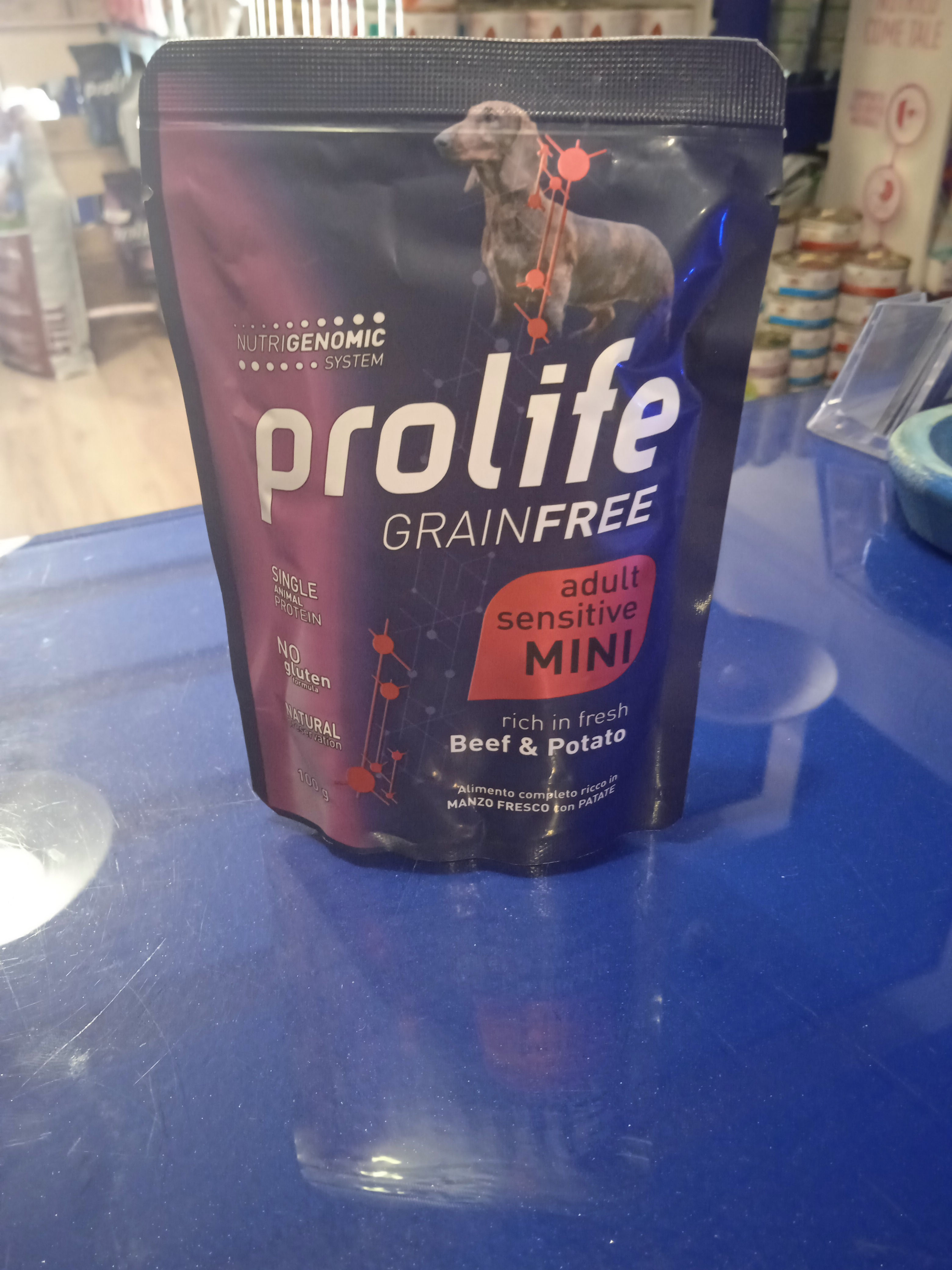 Prolife Grainfree Adult Sensitive Mini Manzo e Patate Gr.100