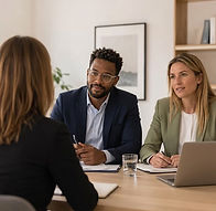 entretien de recrutement avec une candidate prête à faire bonne impression