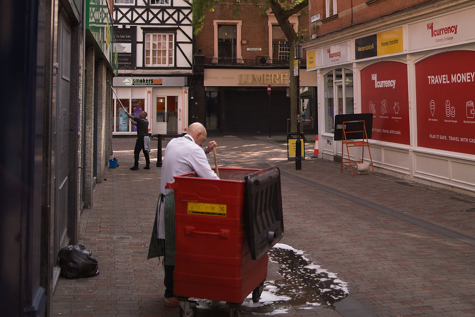 Leicester early morning street shoot