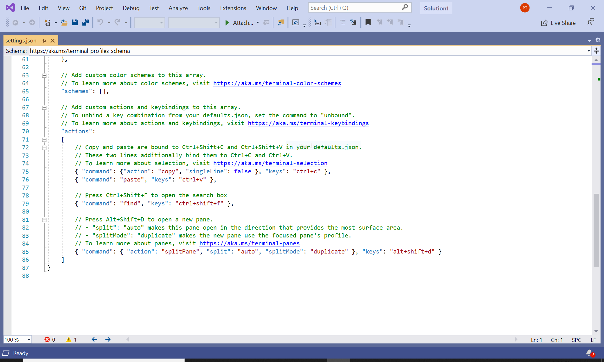 windows terminal settings json windows terminal settings json