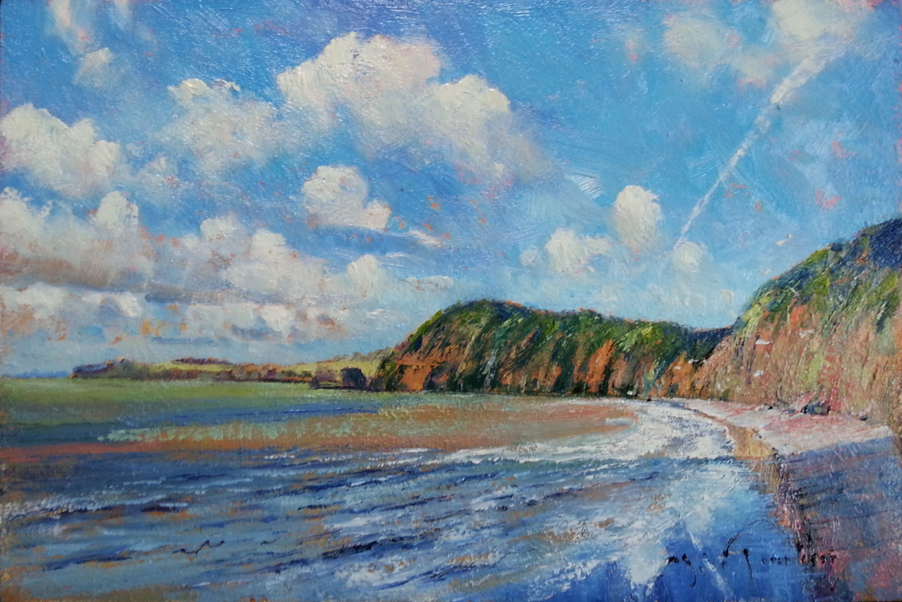 LOOKING TOWARDS LADRAM BAY Painting