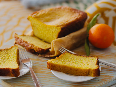 Bolo de laranja inteira e azeite