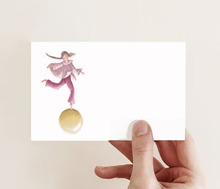 Tarjetas personalidades para niños con ilustraciones especiales