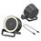 Thumbnail: Stellar Lighting Night Light, Bluetooth Speaker and Wireless Charger Black