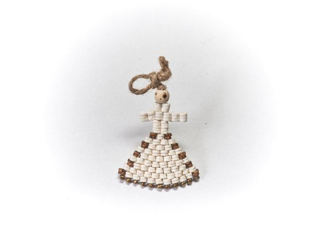 Miniature : Décoration d'ange en coquille d'œuf d'autruche