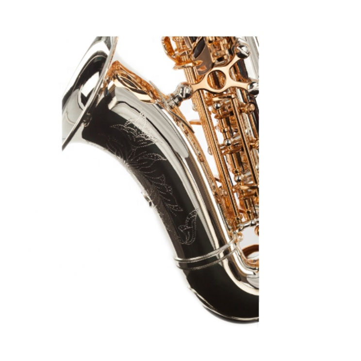 Thumbnail: SEASOUND OEM Professional Soprano Saxophone JYSS100DSG With Silver Gold Curve