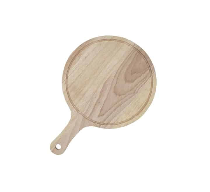 Planche à pizza ronde en bois 32x22cm.