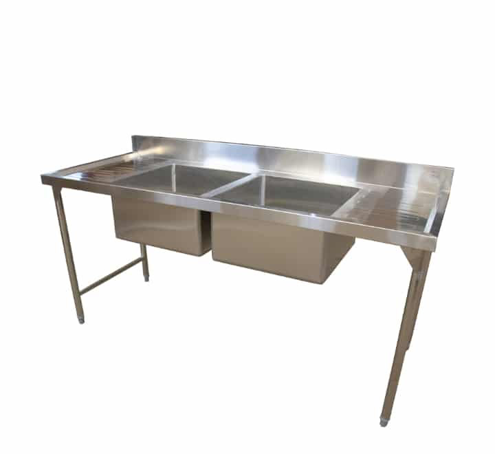 Thumbnail: Double Bowl Sink Stainless Steel 1.7m