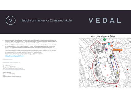 Info fra utbyggerne på Ellingsrud skole