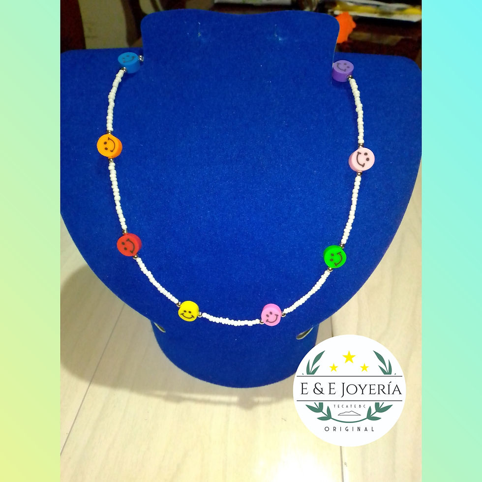 Miniatura: Collares choker chaquira
