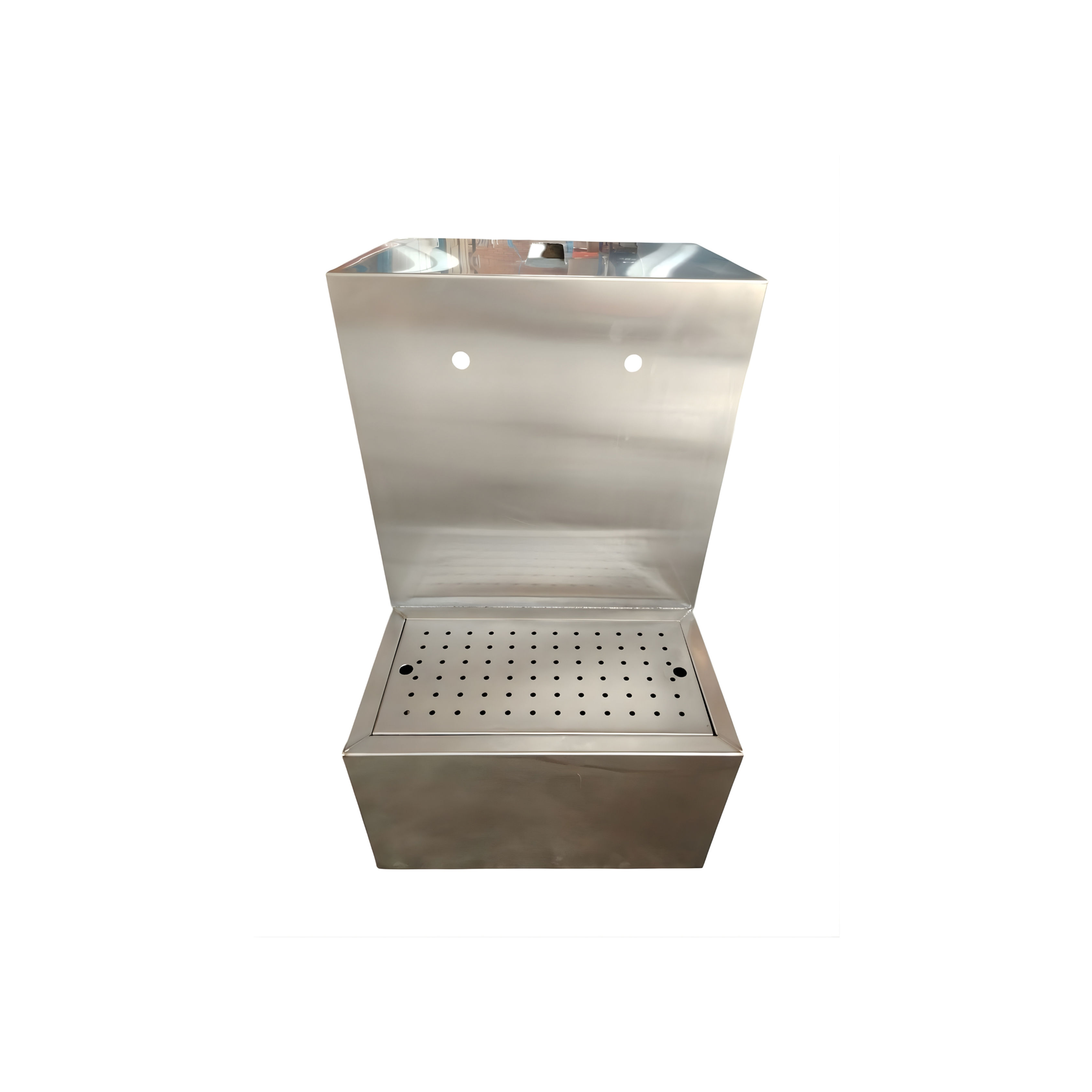 Water Bar Glass Tank Closed Stand With Drip Tray