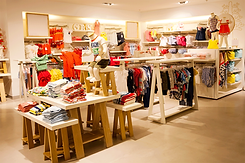 Interior of Children's Clothing Store