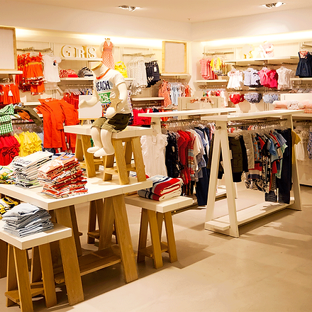 Interior of Children's Clothing Store