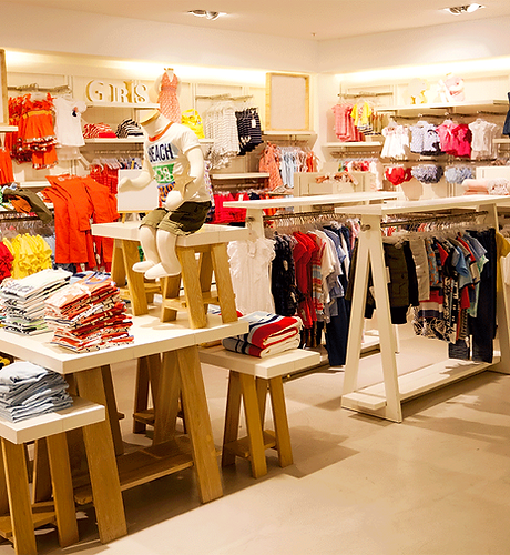 Interior of Children's Clothing Store