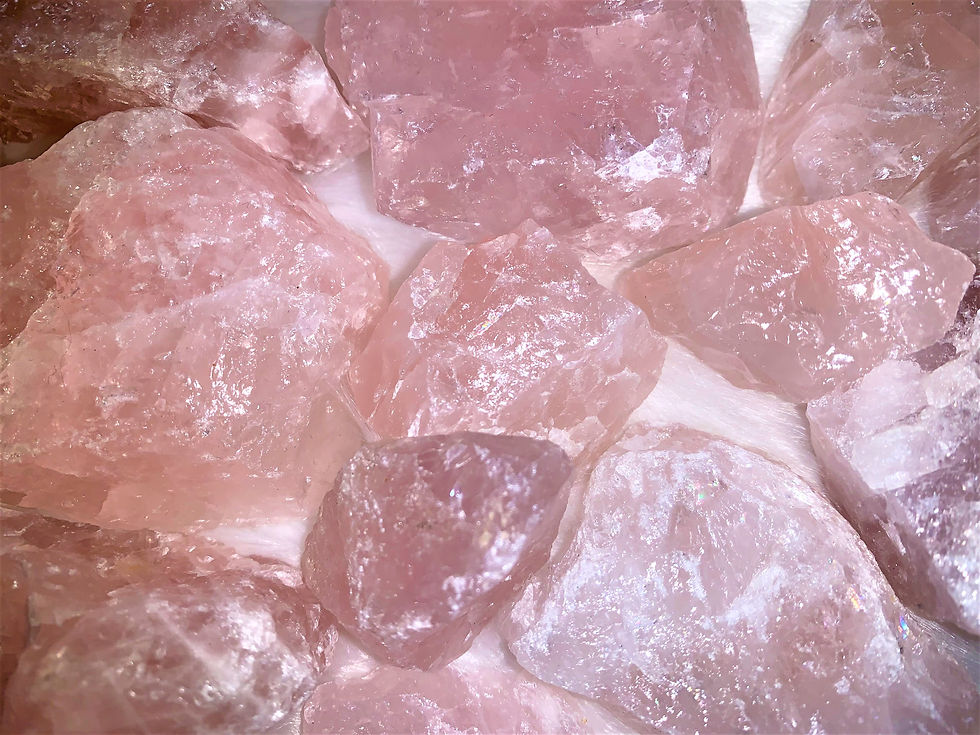 Thumbnail: Rose Quartz Rough Crystal- Grade AA