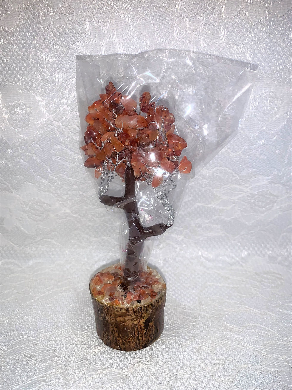 Thumbnail: Carnelian Crystal Tree: 100 Beads