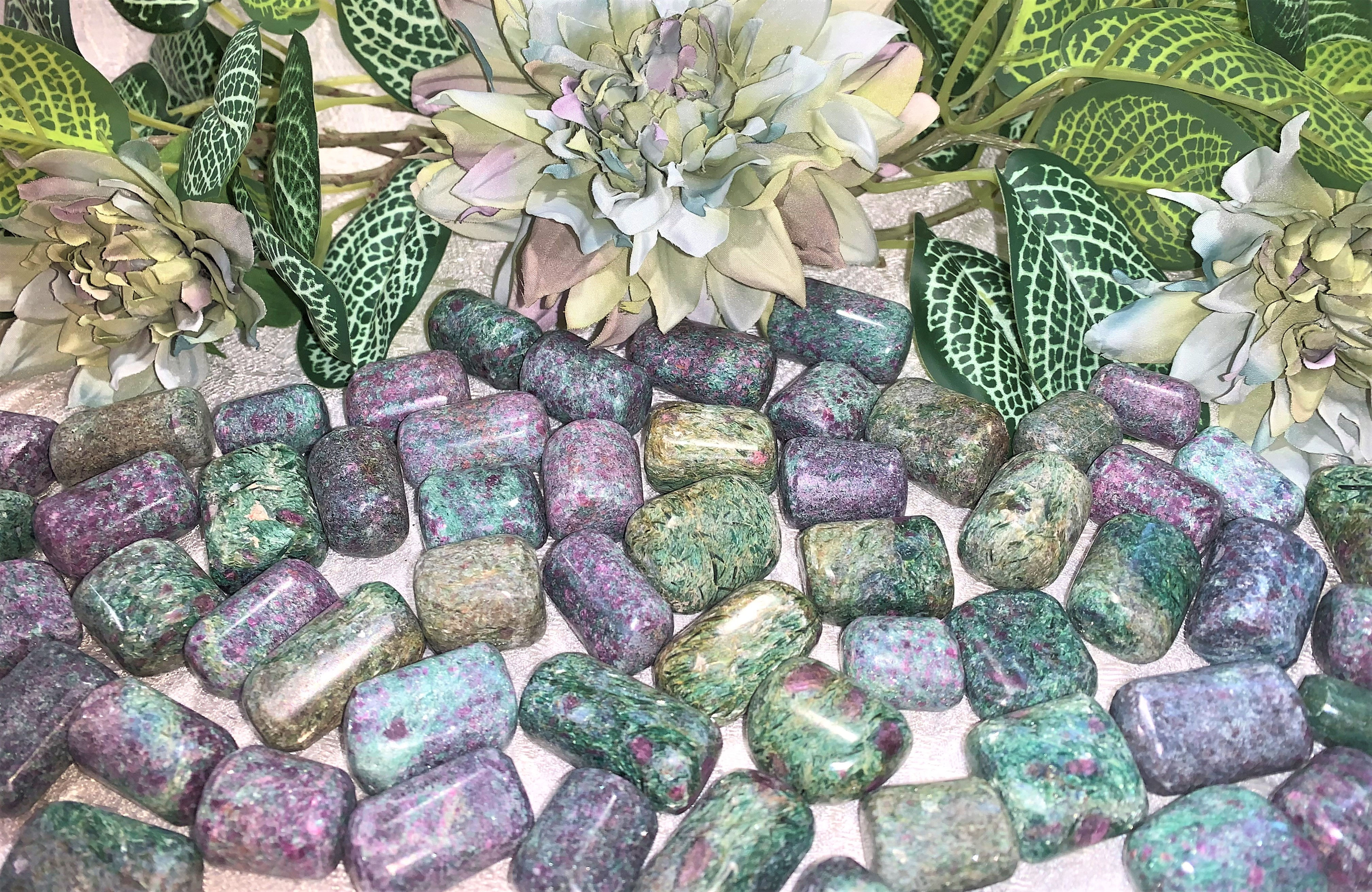 Ruby in Fuchsite Tumbled Crystal