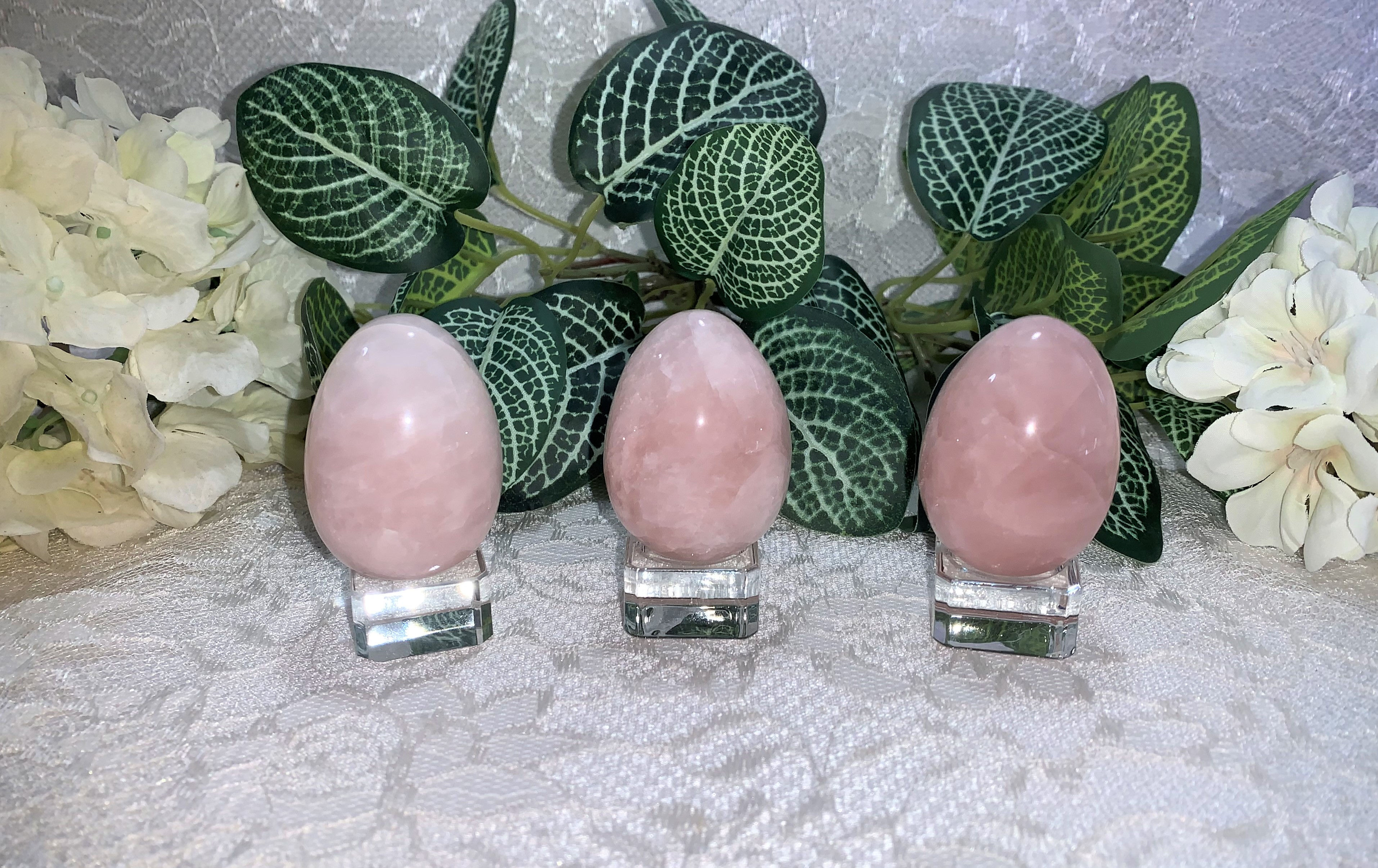 Rose Quartz Egg Shaped Crystal