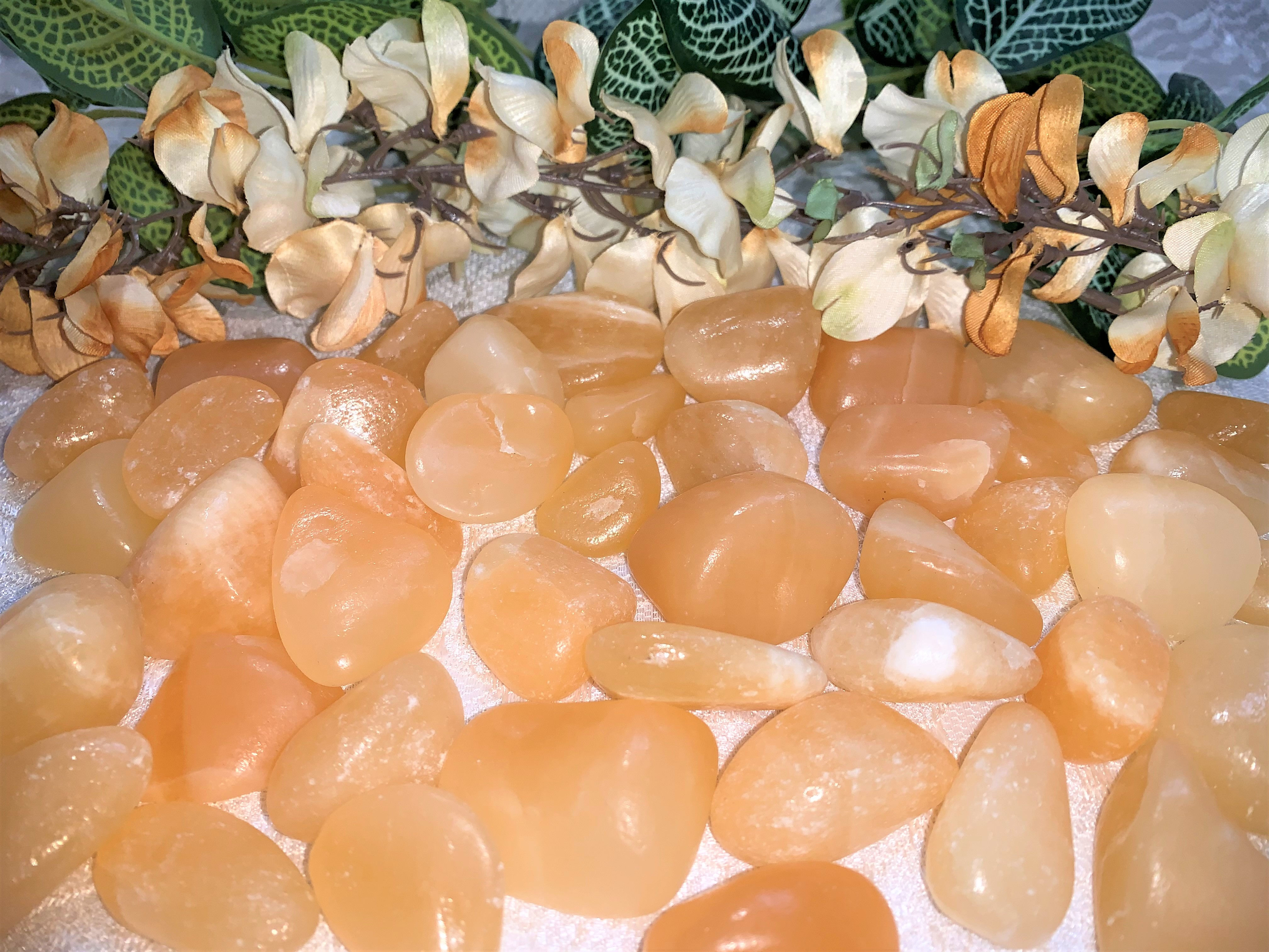 Golden Calcite Tumbled Crystal