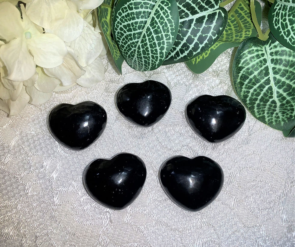 Shungite Heart Shaped Crystal