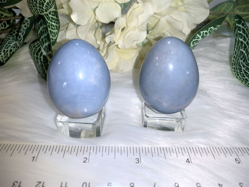Thumbnail: Angelite Egg Shaped Crystal