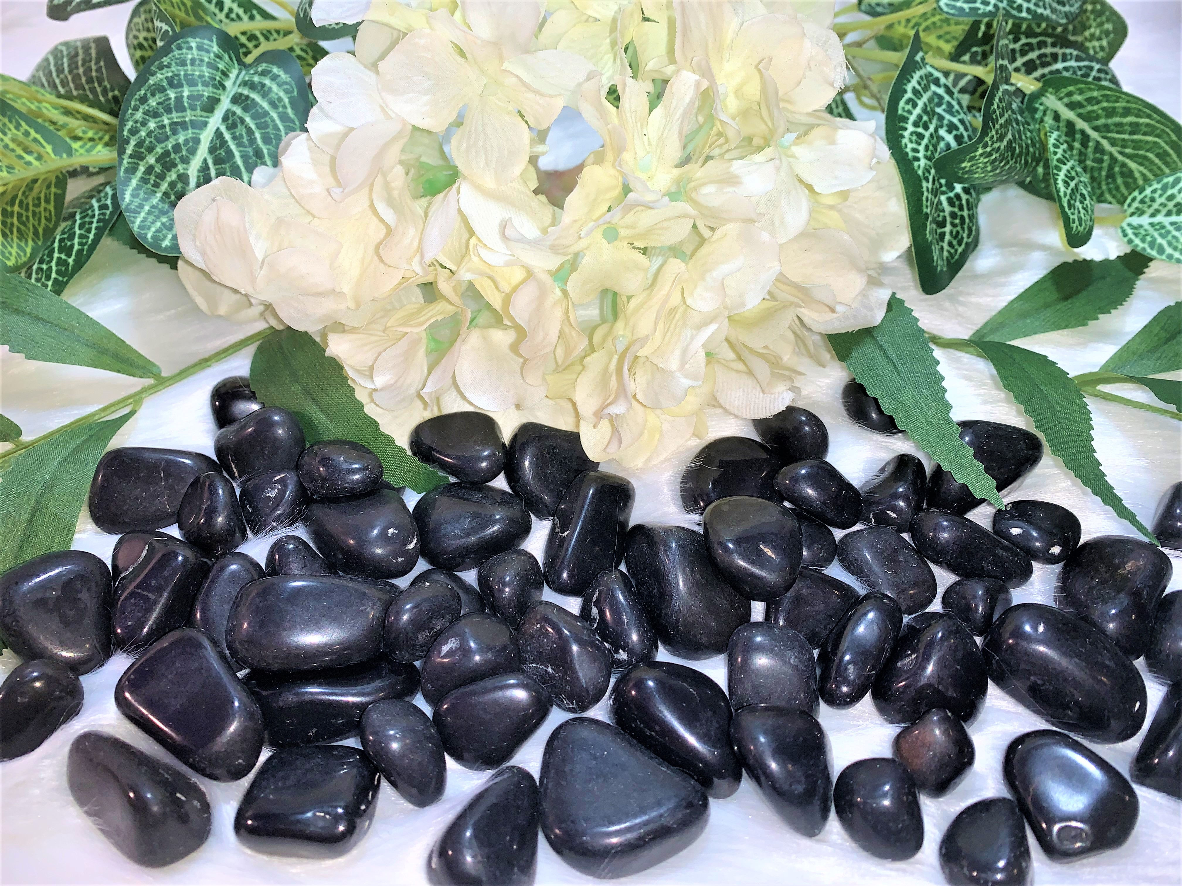 Black Tourmaline Tumbled Crystal
