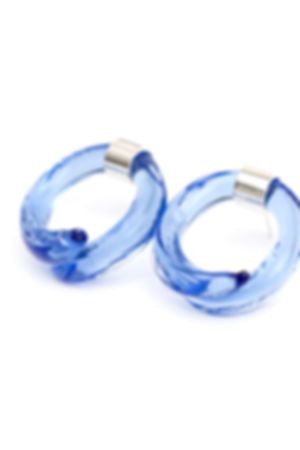 Aretes Remolino Azul